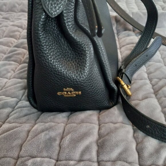 Small BLACK COACH Leather Shay Crossbody - Picture 3 of 9